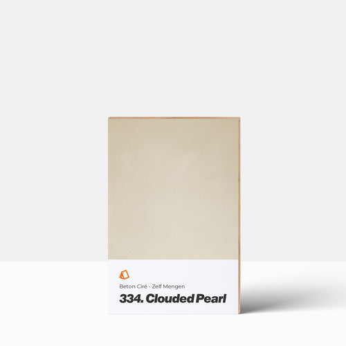 Beton Cire Farbmuster | Selbst Mischen: 334. Clouded Pearl
