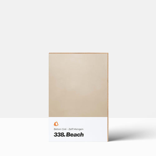 Beton Cire Farbmuster | Selbst Mischen: 338. Strand