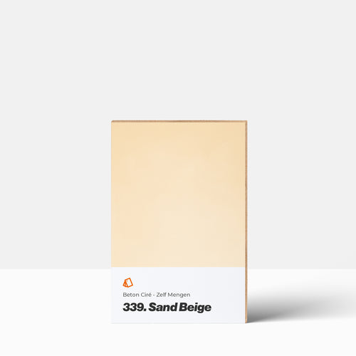 Beton Cire Farbmuster | Selbst Mischen: 339. Sandbeige