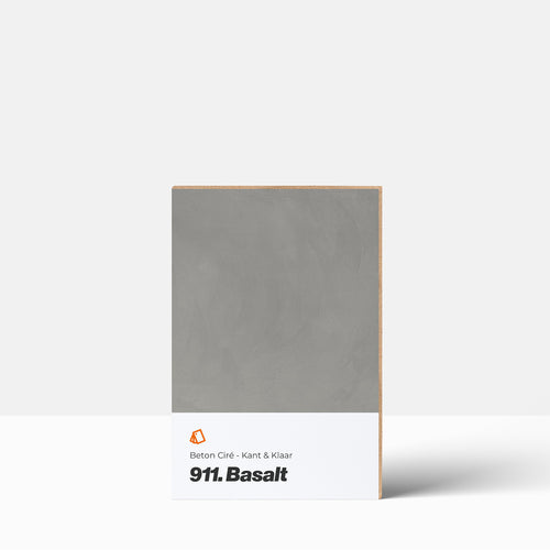 Beton Cire Farbmuster | Fix & Fertig: 911. Basalt