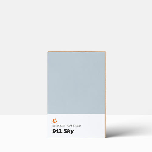 Beton Cire Farbmuster | Fix & Fertig: 913. Sky