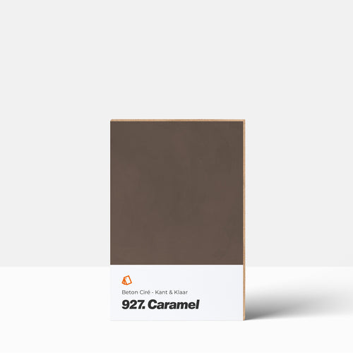 Beton Cire Farbmuster | Fix & Fertig: 927. Caramel