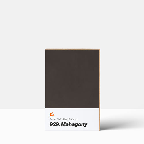 Beton Cire Farbmuster | Fix & Fertig: 929. Mahogany