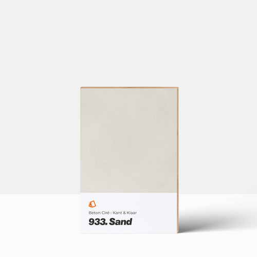 Beton Cire Farbmuster | Fix & Fertig: 933. Sand