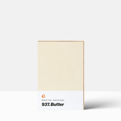 Beton Cire Farbmuster | Fix & Fertig: 937. Butter