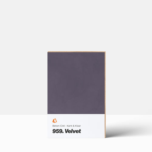 Beton Cire Farbmuster | Fix & Fertig: 959. Velvet