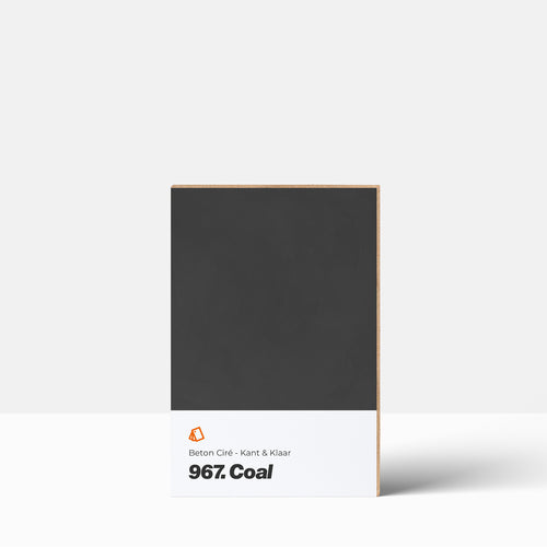 Beton Cire Farbmuster | Fix & Fertig: 967. Coal