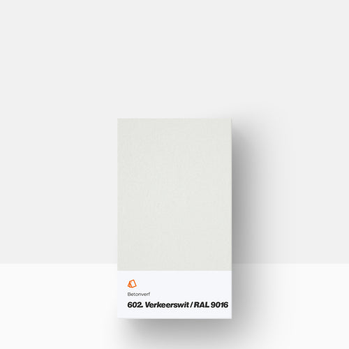 Betonfarbe Farbmuster | Weiß / RAL 9010