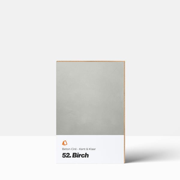 Beton Ciré kleurstaal | Kant & Klaar: 52. Birch Betonstunter