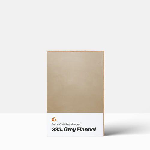 Beton Cire Farbmuster | Selbst Mischen: 333. Grauflannel