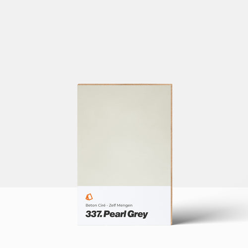 Beton Cire Farbmuster | Selbst Mischen: 337. Perlgrau