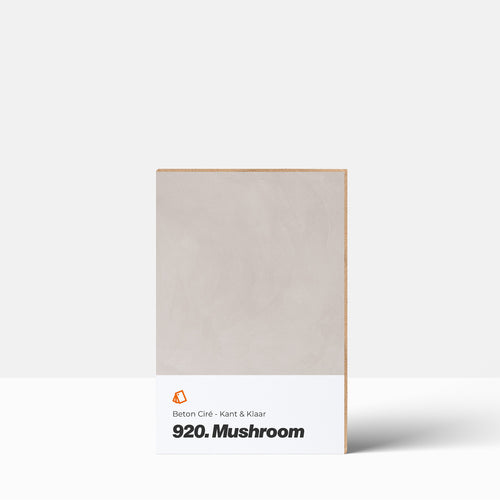 Beton Cire Farbmuster | Fix & Fertig: 920. Mushroom