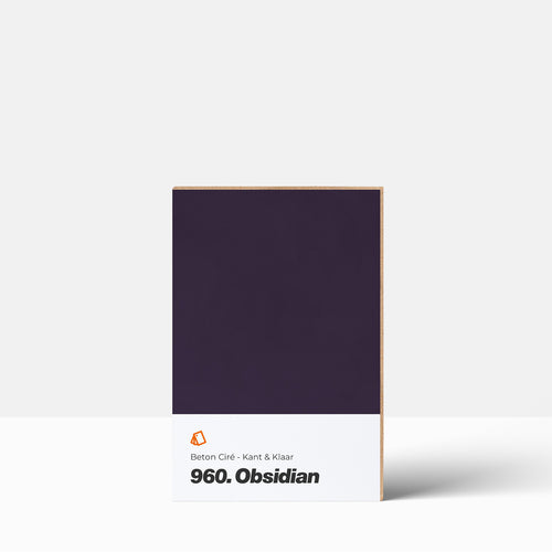 Beton Cire Farbmuster | Fix & Fertig: 960. Obsidian