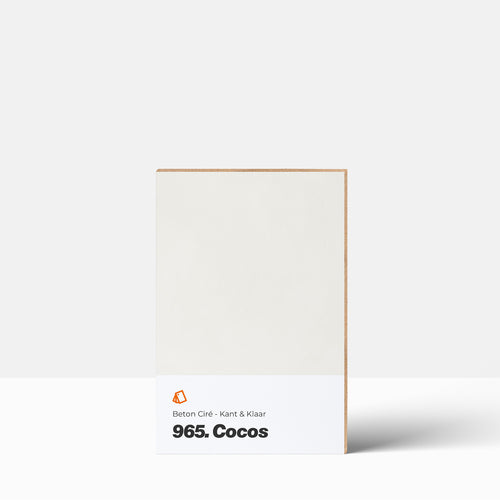 Beton Cire Farbmuster | Fix & Fertig: 965. Cocos