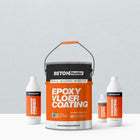 Epoxid Bodenversiegelung Paket | 2K: Lichtblau / RAL 9005 (Neu)