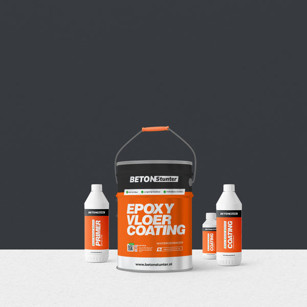 Epoxid <tc>Boden</tc><tc>versiegelung</tc> Paket <tc>|</tc> 2K: Anthrazit / RAL 7016 (Neu)
