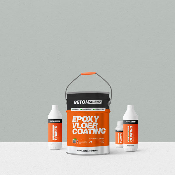 Epoxid <tc>Boden</tc><tc>versiegelung</tc> Paket <tc>|</tc> 2K: Lichtgrau / RAL 7035 (Neu)