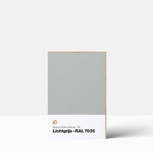 Epoxidharz Bodenbeschichtung Farbmuster | 2K: Lichtgrau / RAL 7035