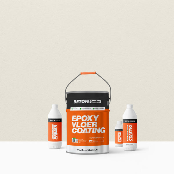 Epoxid <tc>Boden</tc><tc>versiegelung</tc> Paket <tc>|</tc> 2K: Kieselgrau / RAL 7032 (Neu)