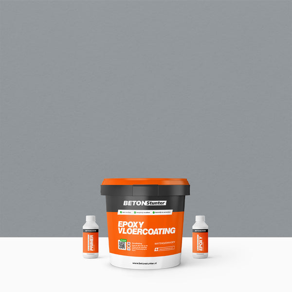 Epoxid <tc>Boden</tc><tc>versiegelung</tc> Paket <tc>|</tc> 2K: Fenster grau / RAL 7040 (Neu)