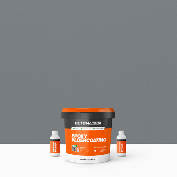 Epoxid <tc>Boden</tc><tc>versiegelung</tc> Paket <tc>|</tc> 2K: Telegrau / RAL 7046 (Neu)