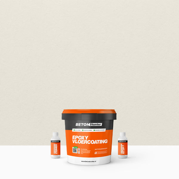 Epoxid <tc>Boden</tc><tc>versiegelung</tc> Paket <tc>|</tc> 2K: Kieselgrau / RAL 7032 (Neu)