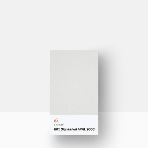 Betonfarbe Farbmuster | Weiß / RAL 9010